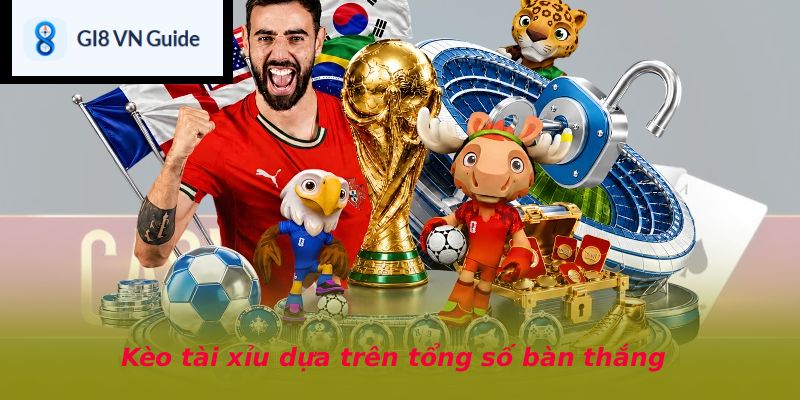 Kèo tài xỉu dựa trên tổng số bàn thắng