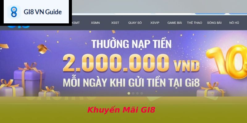 Khuyến Mãi GI8